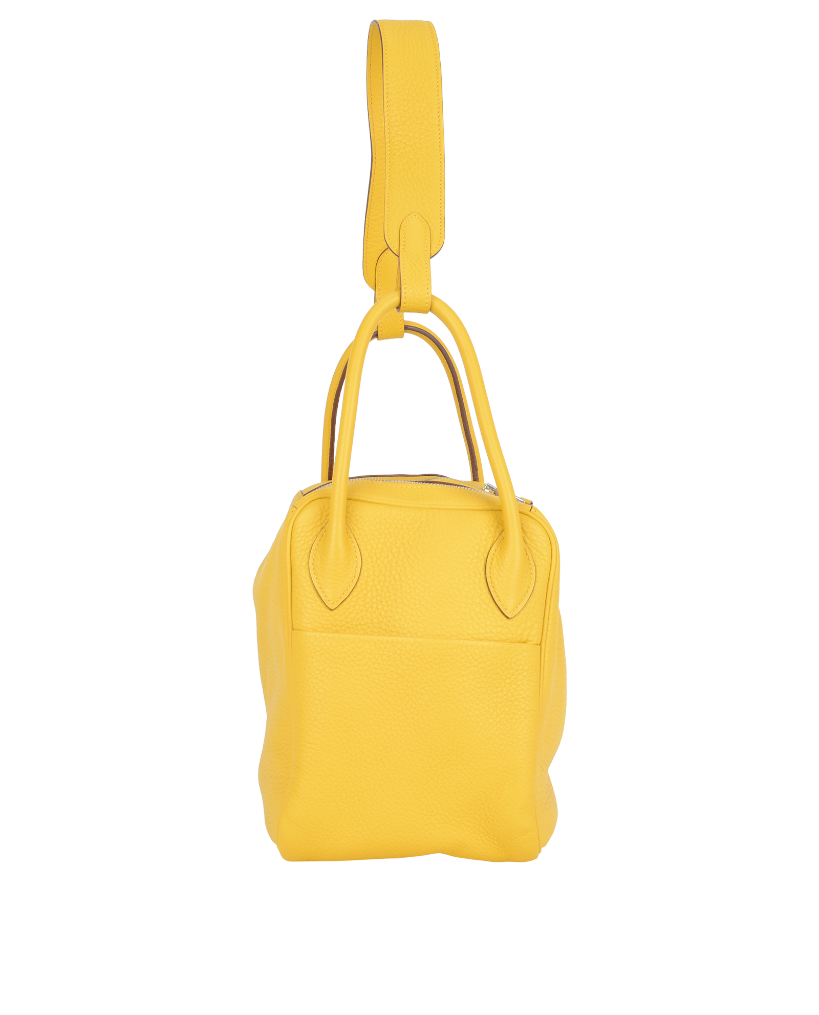 Lindy 34 In Clemence Soleil Plain, &pound;2,500, Handbags, Yellow, Leather, Side view